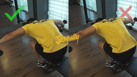 Bench Over Reverse Fly