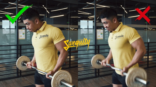 Biceps Curl With Barbell